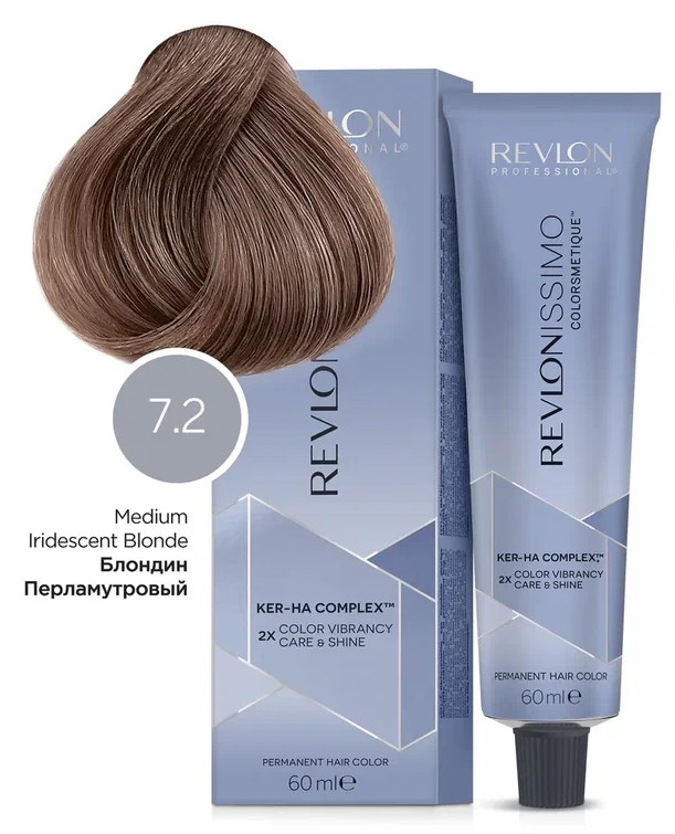 Краска для волос Revlon Professional Revlonissimo Colorsmetique Color & Care, 7.2