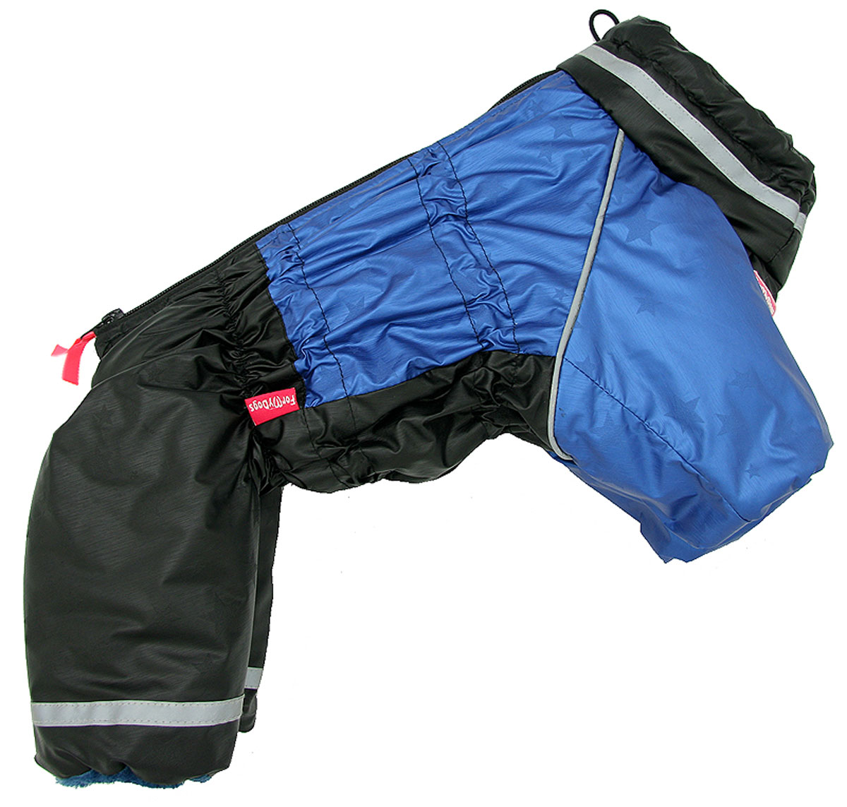фото For my dogs for my dogs комбинезон для собак черный/синий для мальчиков fw984-2021 m (10)