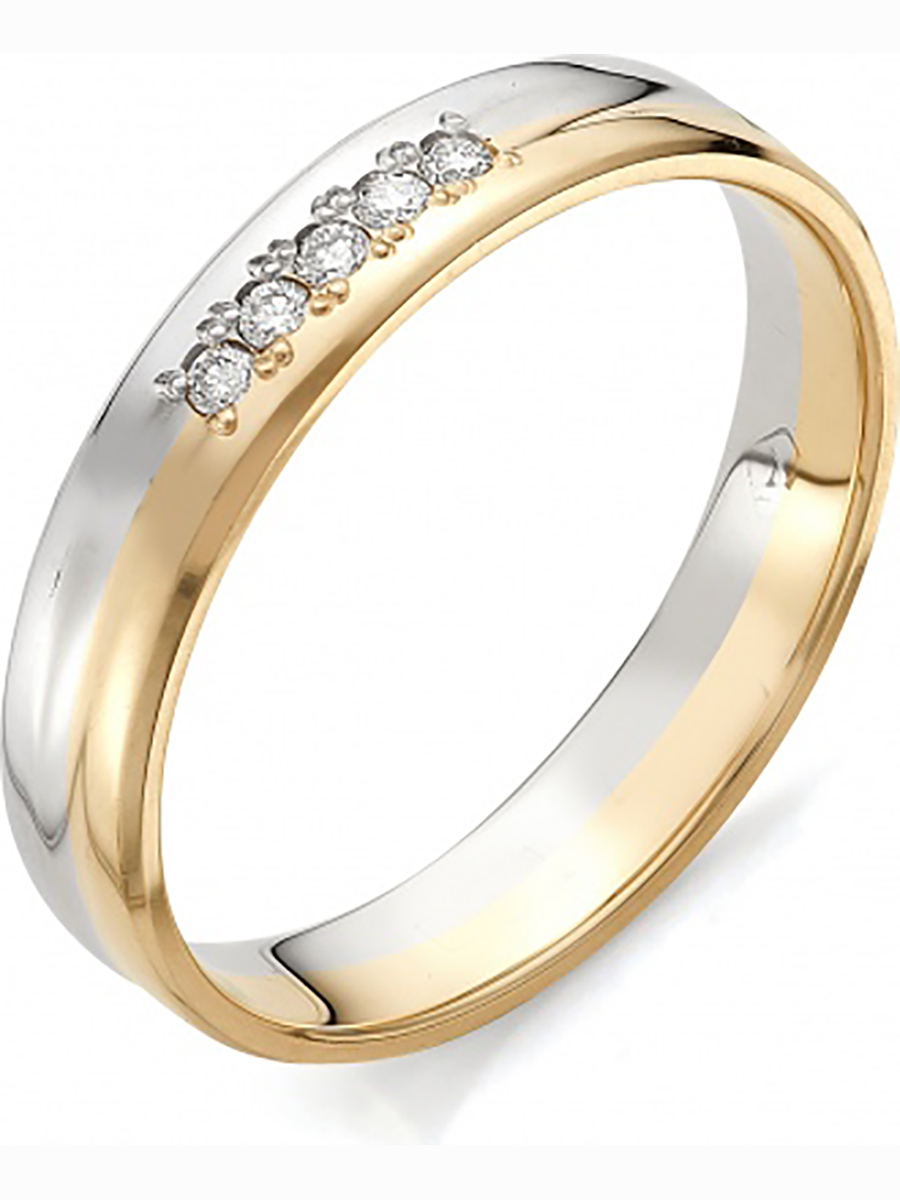 

Кольцо с бриллиантами из красного золота р. 20,5 Алкор 12381-100, 12381-100