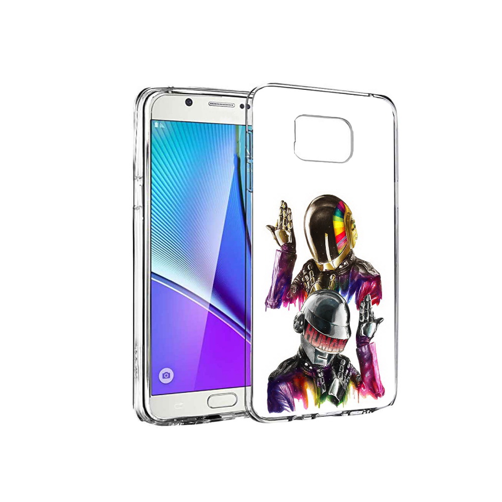 

Чехол MyPads Tocco для Samsung Galaxy Note 5 диско космонавты, Прозрачный, Tocco