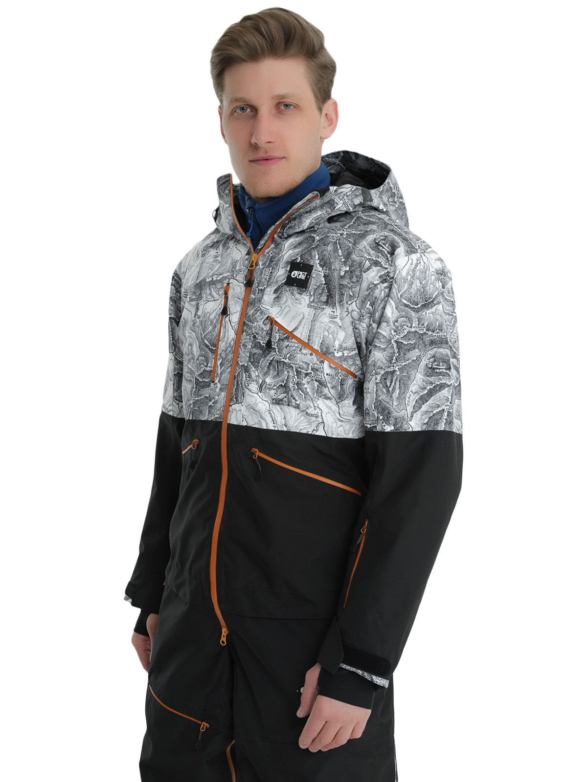 фото Комбинезон сноубордический picture organic xplore suit a map ripstop/black (us:m)