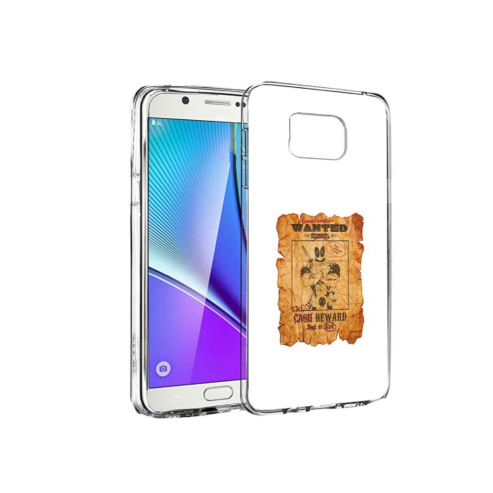 

Чехол MyPads Tocco для Samsung Galaxy Note 5 дедпул, Прозрачный, Tocco