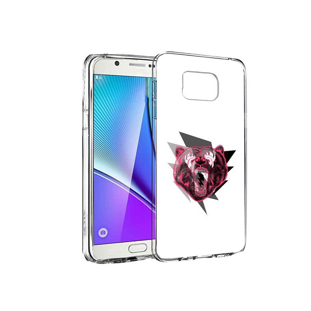 

Чехол MyPads Tocco для Samsung Galaxy Note 5 грозовой медведь, Прозрачный, Tocco