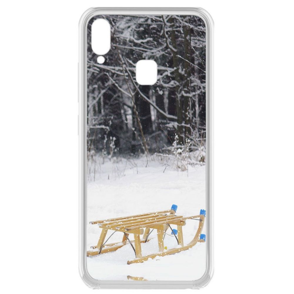 

Чехол-накладка Krutoff Clear Case Санки для Vivo Y91