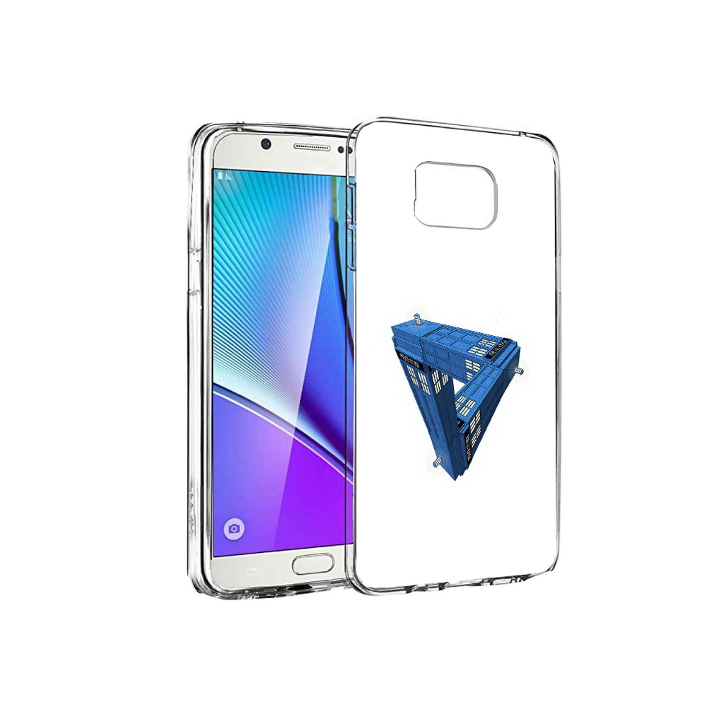 

Чехол MyPads Tocco для Samsung Galaxy Note 5 головолока абстракция, Прозрачный, Tocco
