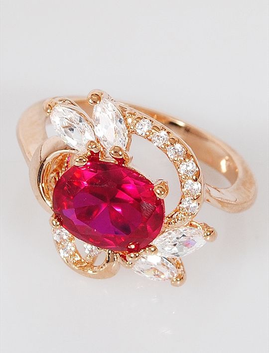

Кольцо из бижутерного сплава р. 17 Lotus Jewelry 3023R-01Rc, корунд/циркон, 3023R-01Rc