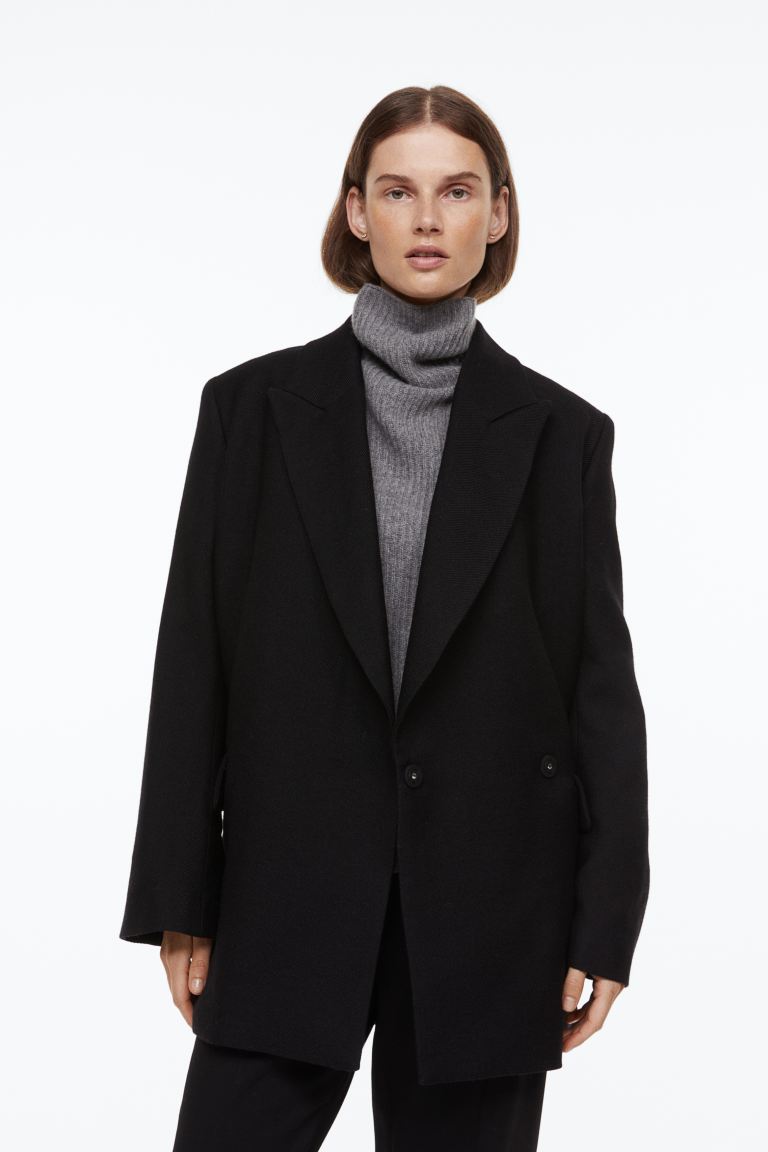 

Жакет женский H&M 1123041001 черный L (доставка из-за рубежа), 1123041001