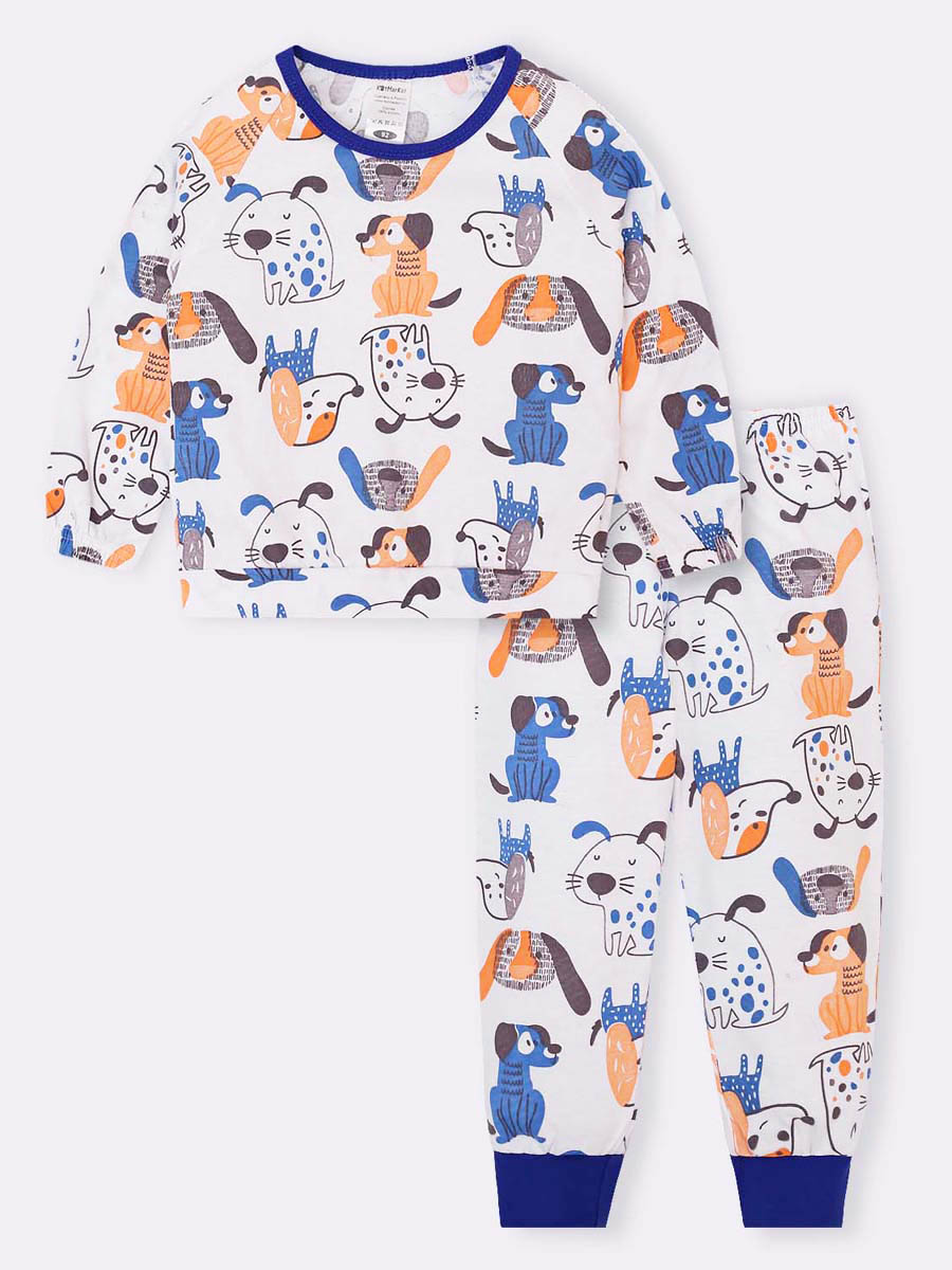 

Пижама детская КотМарКот белый р.116, 2870618