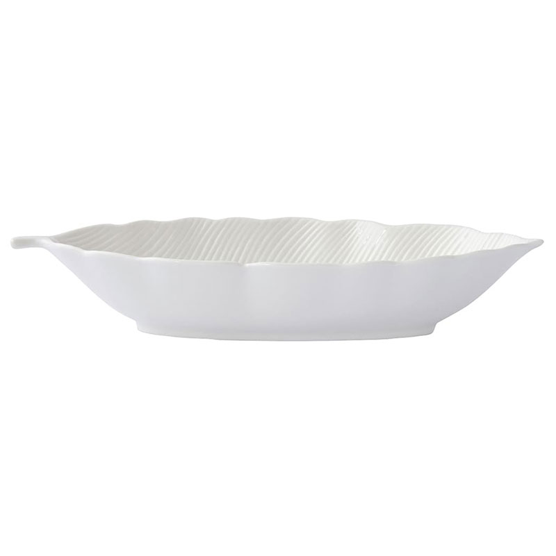 

Блюдо-лист Easy Life Madagascar white 36x16см