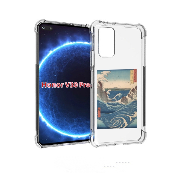 

Чехол бампер MyPads картинка волны водоворот для Honor V3, Прозрачный, Tocco