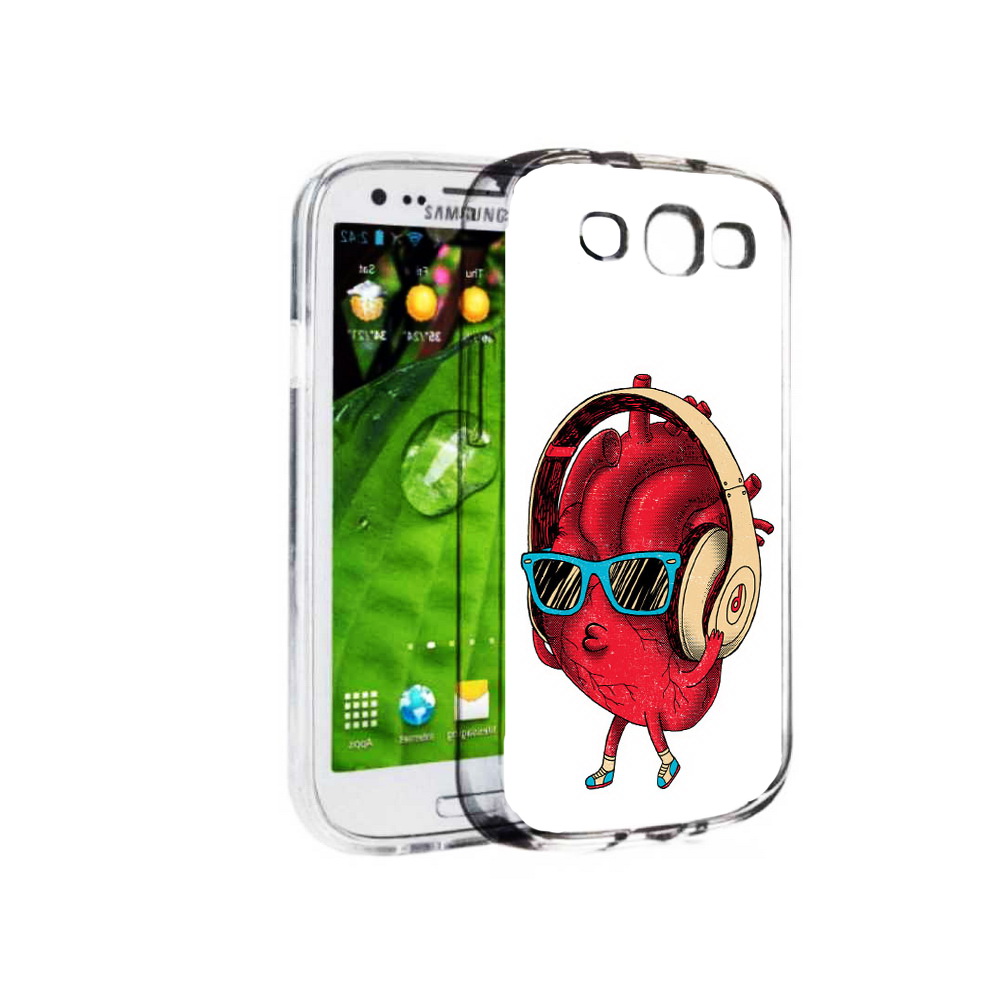 

Чехол MyPads Tocco для Samsung Galaxy S3 слушай сердце (PT123108.507.609), Прозрачный, Tocco