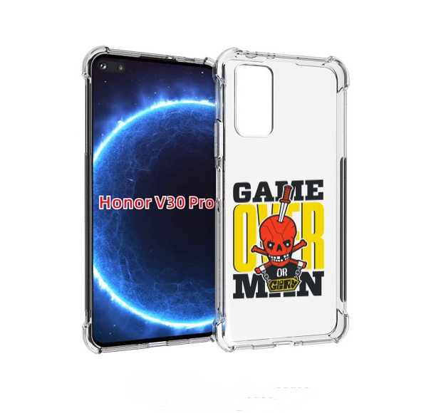 

Чехол бампер MyPads игра-окончена-парень для Honor V30 Pr, Прозрачный, Tocco