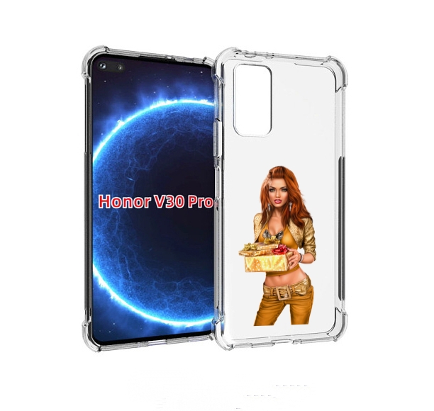 

Чехол бампер MyPads золотая-девочка-с-подарком женский для Huawe, Прозрачный, Tocco