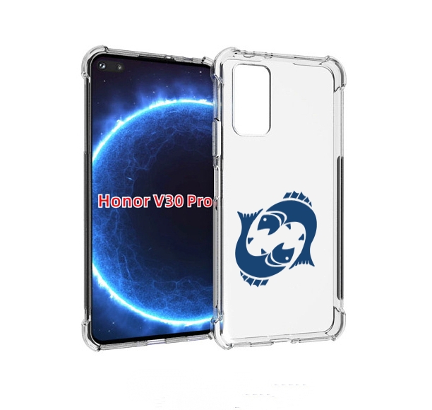 

Чехол бампер MyPads знак-зодиака-рыбы-7 для Honor V30 Pro, Прозрачный, Tocco