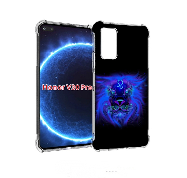 

Чехол бампер MyPads знак-зодиака-лев-3 для Honor V30 Pro, Прозрачный, Tocco