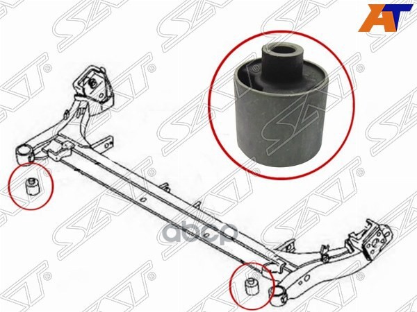 

Сайлентблок Задней Балки Mazda Demio 96- Sat арт. ST-D201-28-460B