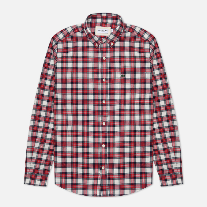 

Рубашка мужская Lacoste CH0208-7TM красная 42, CH0208-7TM