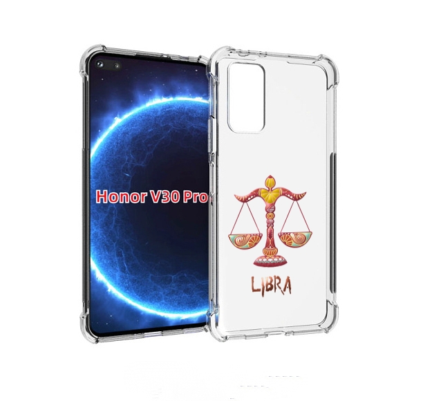 

Чехол бампер MyPads знак-зодиака-весы-8 для Honor V30 Pro, Прозрачный, Tocco