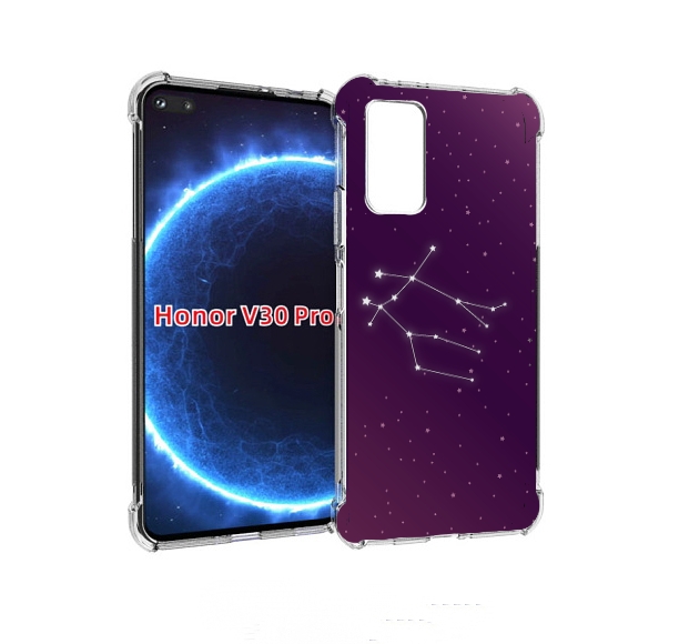 

Чехол бампер MyPads знак-зодиака-близнецы-4 для Honor V30, Прозрачный, Tocco