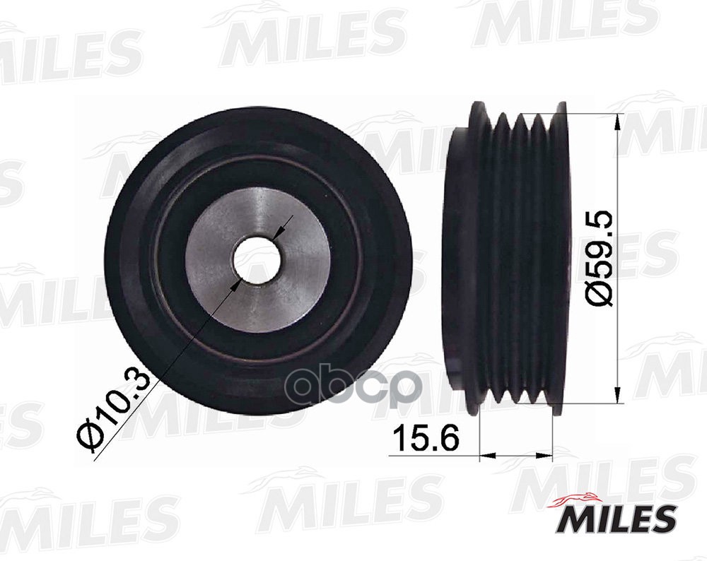 

Ролик Натяжителя Miles Ag03043 Audi A4/A6/Vw Passat 1.6-1.9d 95-05 Без Кроншт. Miles арт.