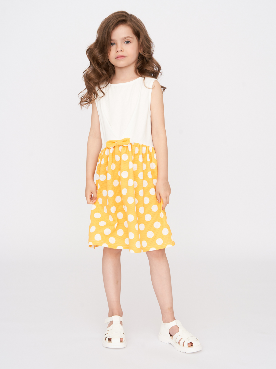 

Платье детское Prime Baby PPP04502, желтый, 110, PPP04502