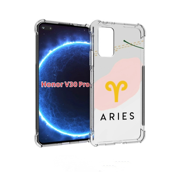 

Чехол бампер MyPads знак зодиака овен 7 для Honor V30 Pro, Прозрачный, Tocco