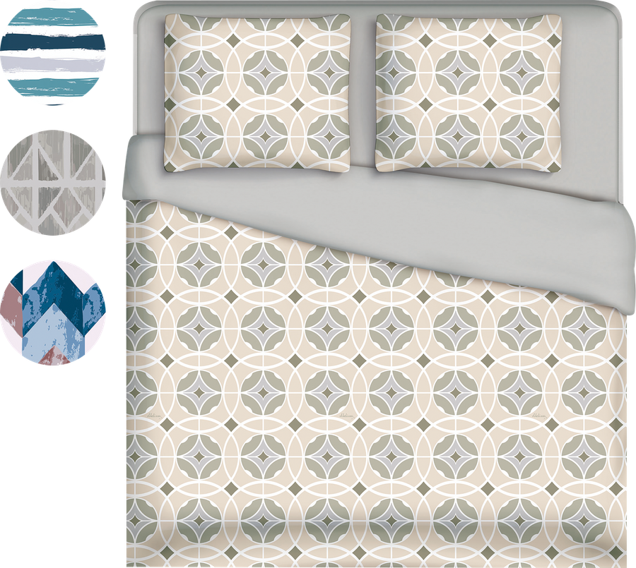 

Комплект постельного белья Homeclub Magnolia евро поплин