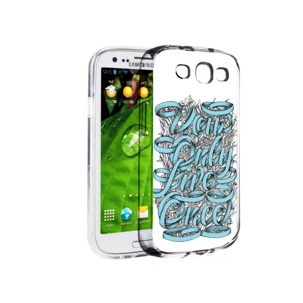 

Чехол MyPads Tocco для Samsung Galaxy S3 слова из ленты абстракция (PT123108.507.607), Прозрачный, Tocco