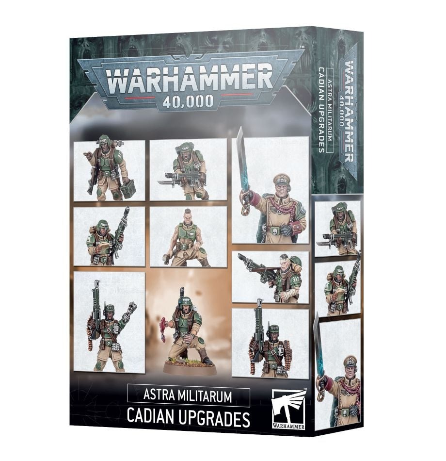 Миниатюры для игры Games Workshop Warhammer 40000: Astra Militarum - Cadian Upgrades 47-40