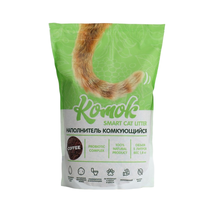 

Наполнитель тофу "Комок" Coffee, 5 л