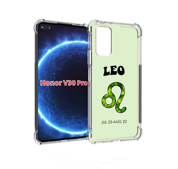 

Чехол бампер MyPads знак зодиака лев 1 для Honor V30 Pro, Прозрачный, Tocco