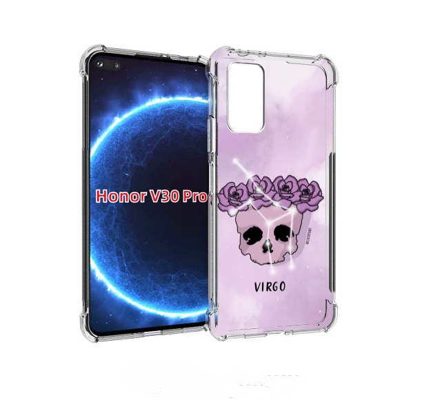 

Чехол бампер MyPads знак зодиака дева 2 для Honor V30 Pro, Прозрачный, Tocco