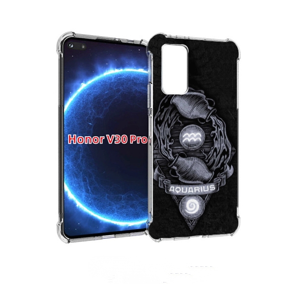 

Чехол бампер MyPads знак зодиака водолеи 6 для Honor V30, Прозрачный, Tocco