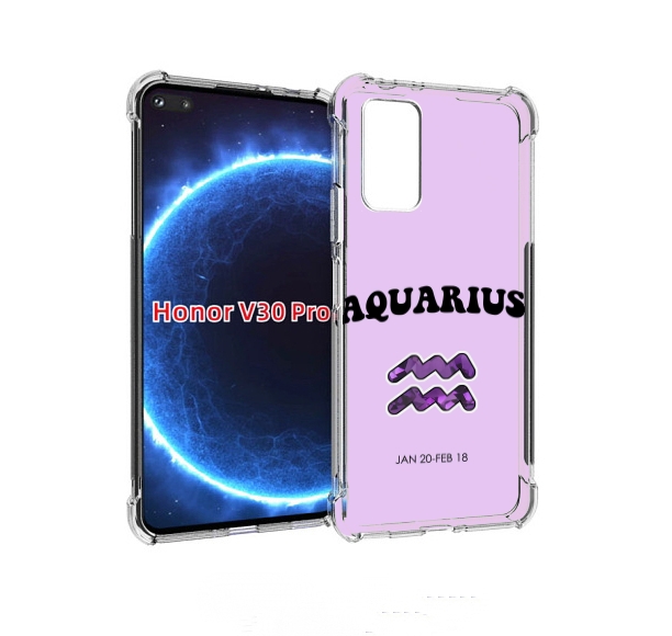 

Чехол бампер MyPads знак зодиака водолеи 4 для Honor V30, Прозрачный, Tocco