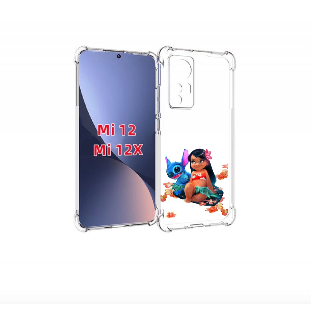 

Чехол бампер MyPads лила-и-стич детский для Xiaomi 12., Прозрачный, Tocco