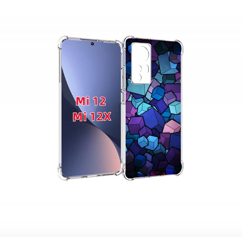 

Чехол бампер MyPads лепестки для Xiaomi 12., Прозрачный, Tocco