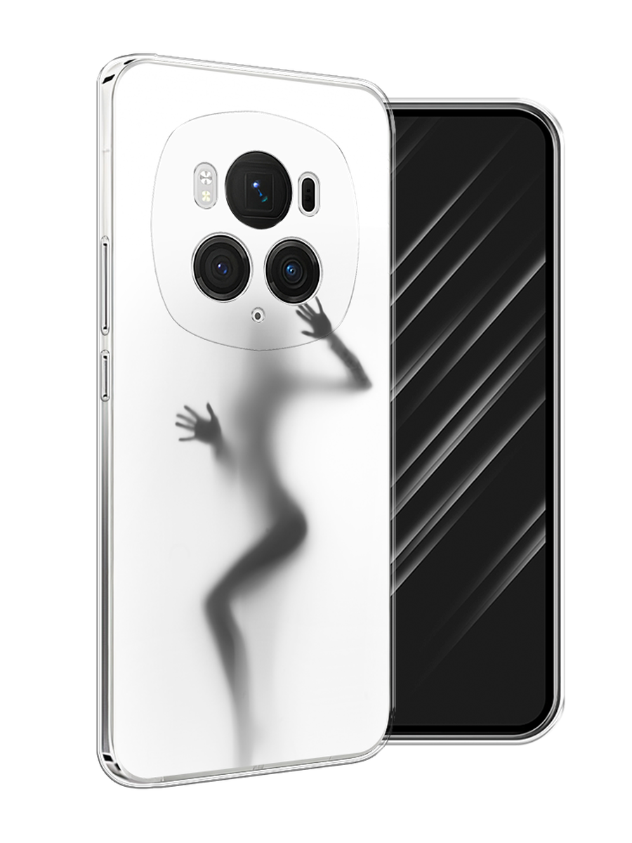 

Чехол Awog на Honor Magic 6 Pro "Девушка в душе", Серый;белый;черный, 6123750-1