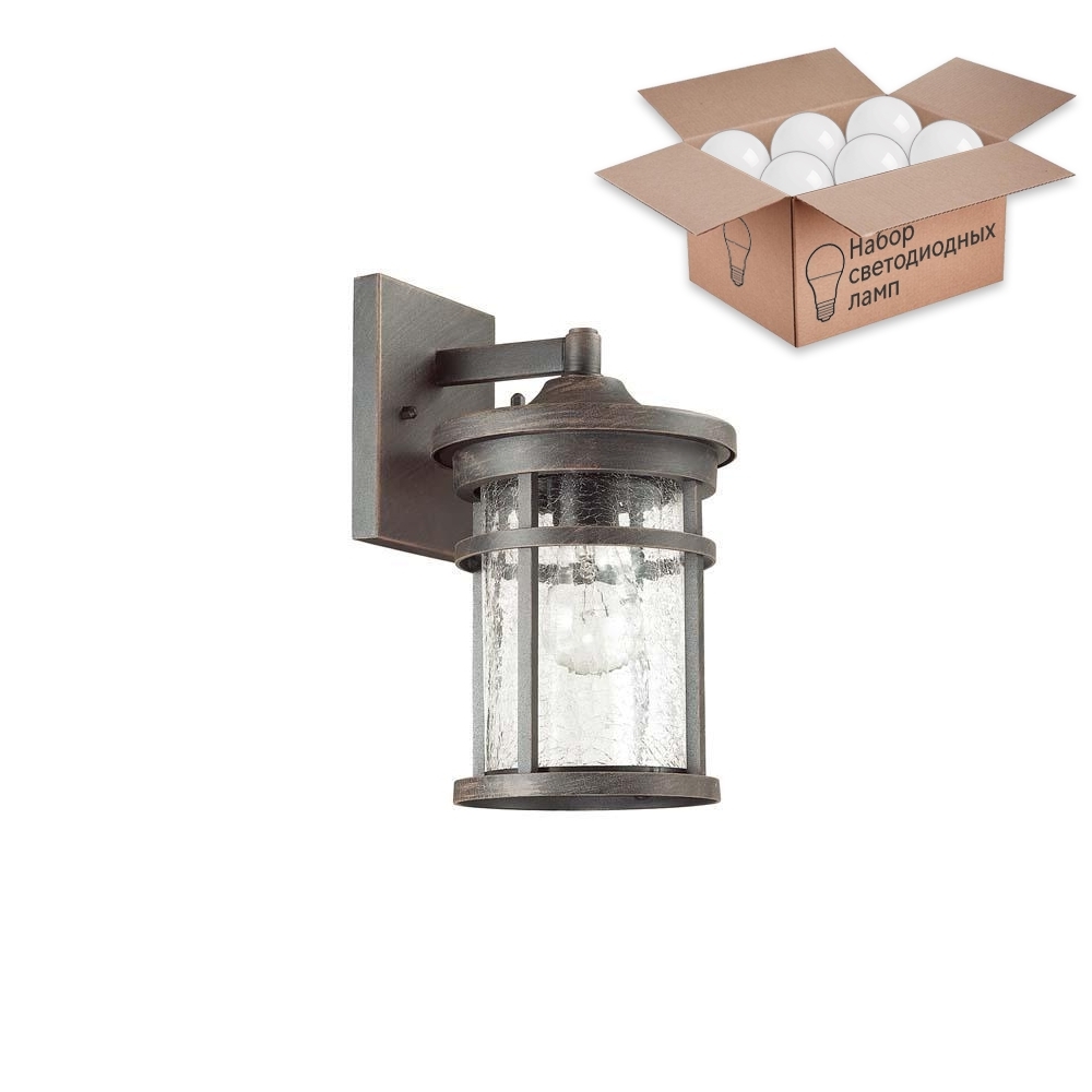 

Садовый светильник Odeon light Virta 400896, 4044/1W+Lamps А60