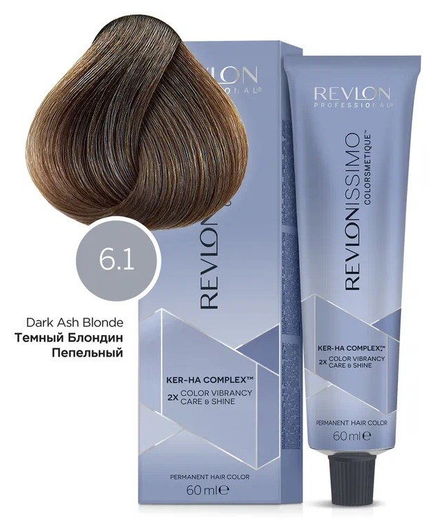 Краска для волос Revlon Professional Revlonissimo Colorsmetique Color & Care, 6.1