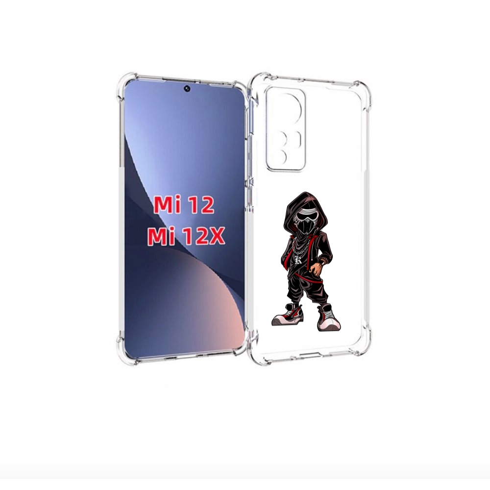 

Чехол бампер MyPads крутой-ниндзя для Xiaomi 12., Прозрачный, Tocco