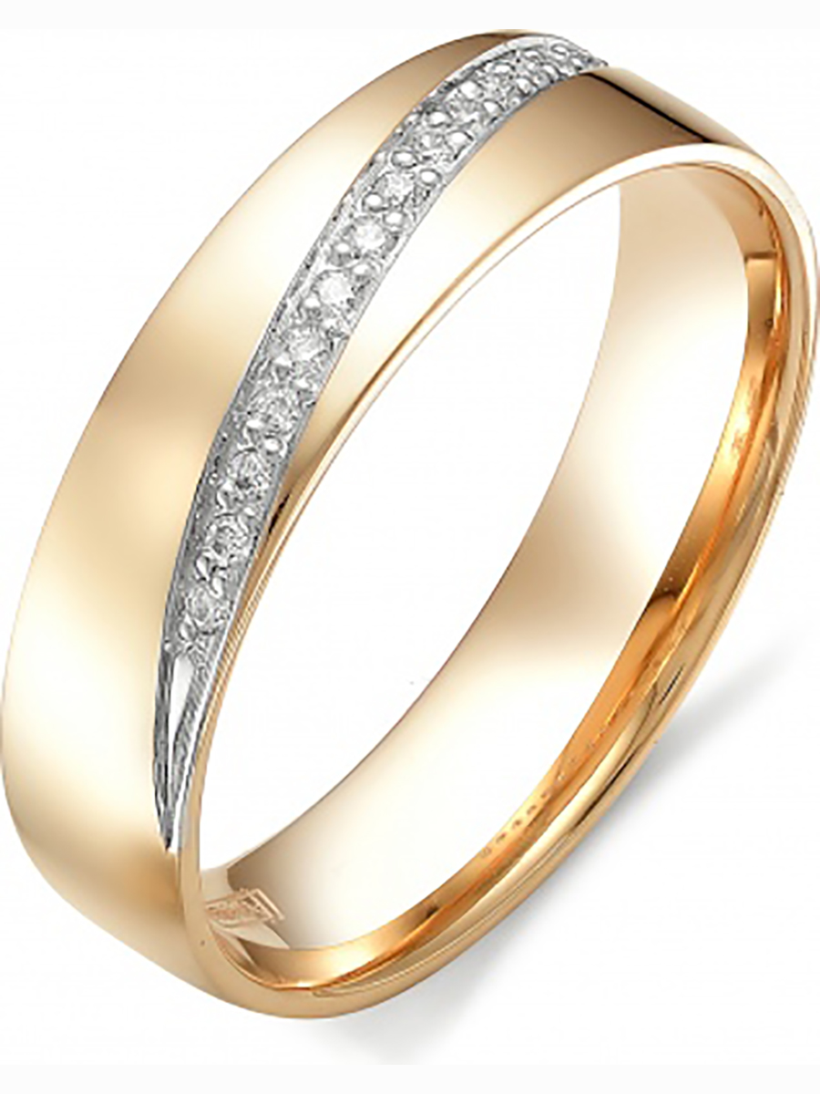 

Кольцо с бриллиантами из красного золота р. 20 Алкор 12237-100, 12237-100