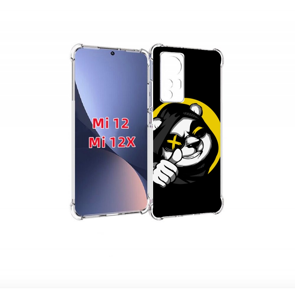 

Чехол бампер MyPads крутая пандочка ок для Xiaomi 12., Прозрачный, Tocco