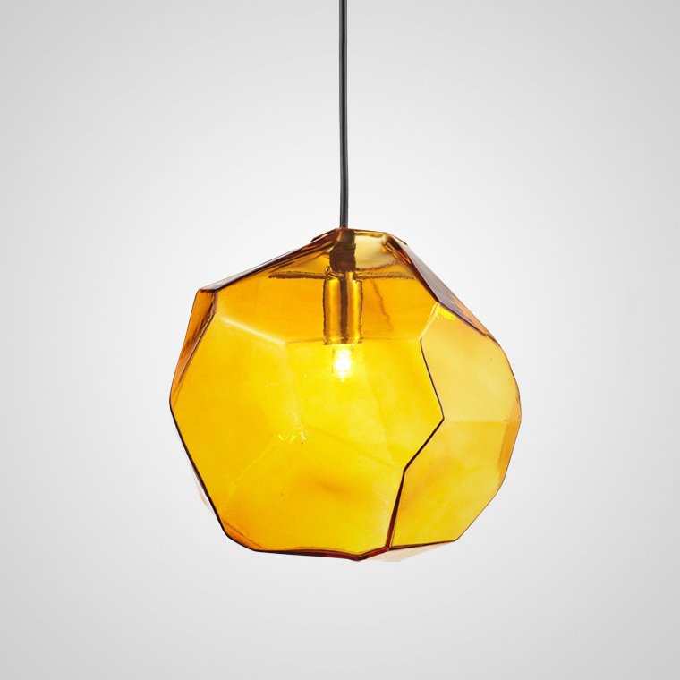 

Подвесной Светильник Color Ice Cube Pendant Jevio 1 Янтарный, Jevio01