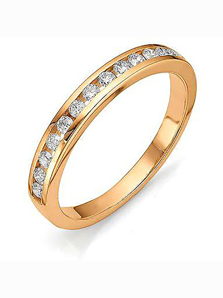 

Кольцо с бриллиантами из красного золота р. 16 Алкор 11252-100, 11252-100