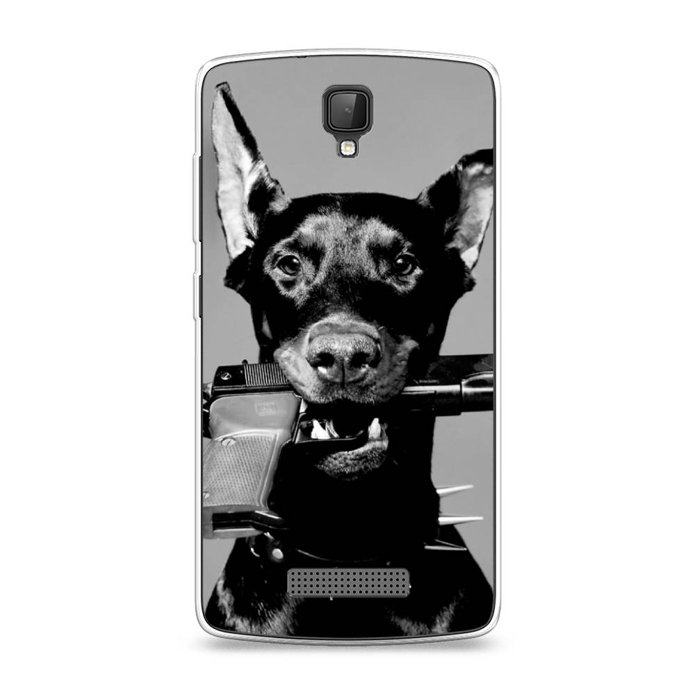 

Силиконовый чехол "Доберман" на ZTE Blade L5 (L5 Plus), Доберман