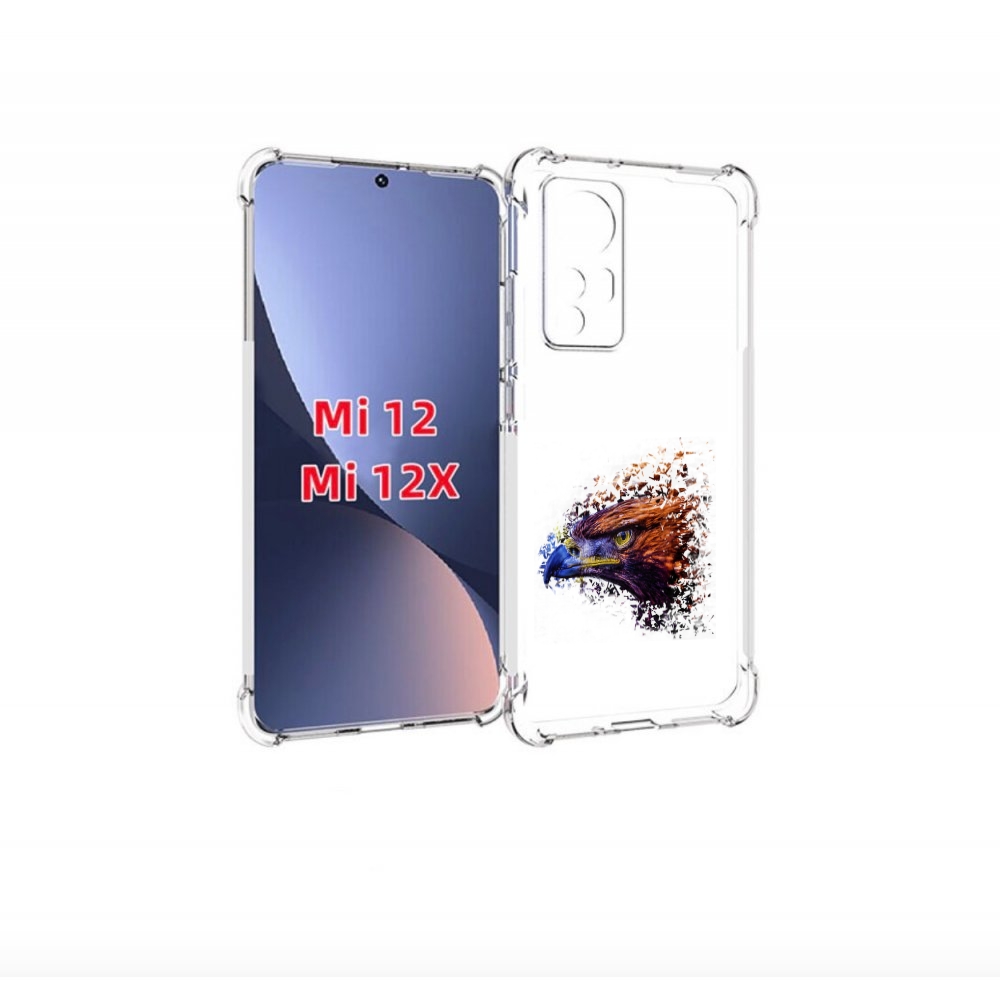 

Чехол бампер MyPads красочный орел для Xiaomi 12., Прозрачный, Tocco