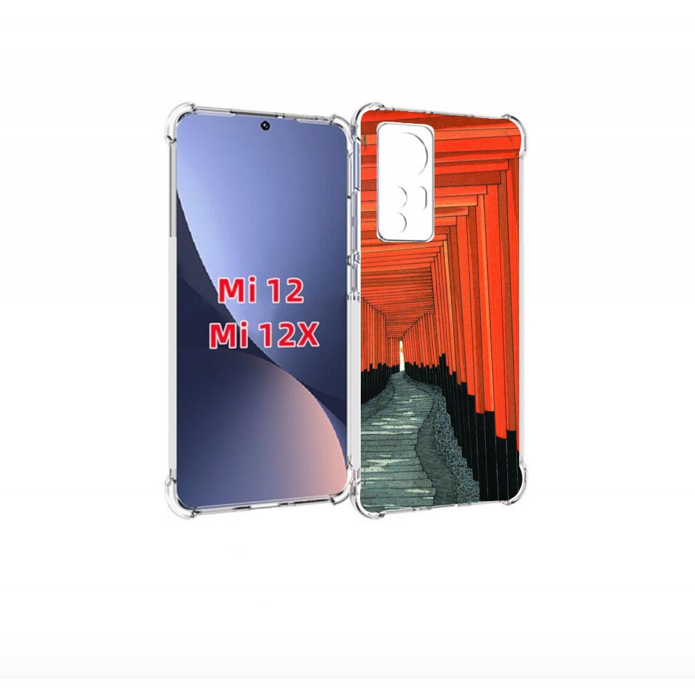 

Чехол бампер MyPads красный коридор для Xiaomi 12., Прозрачный, Tocco