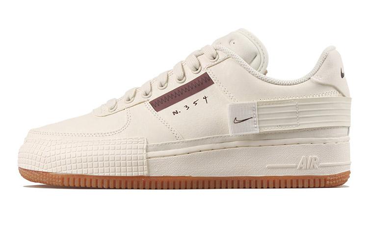 

Кеды унисекс Nike Air Force 1 Low Type бежевые 43 EU, Бежевый, Air Force 1 Low Type