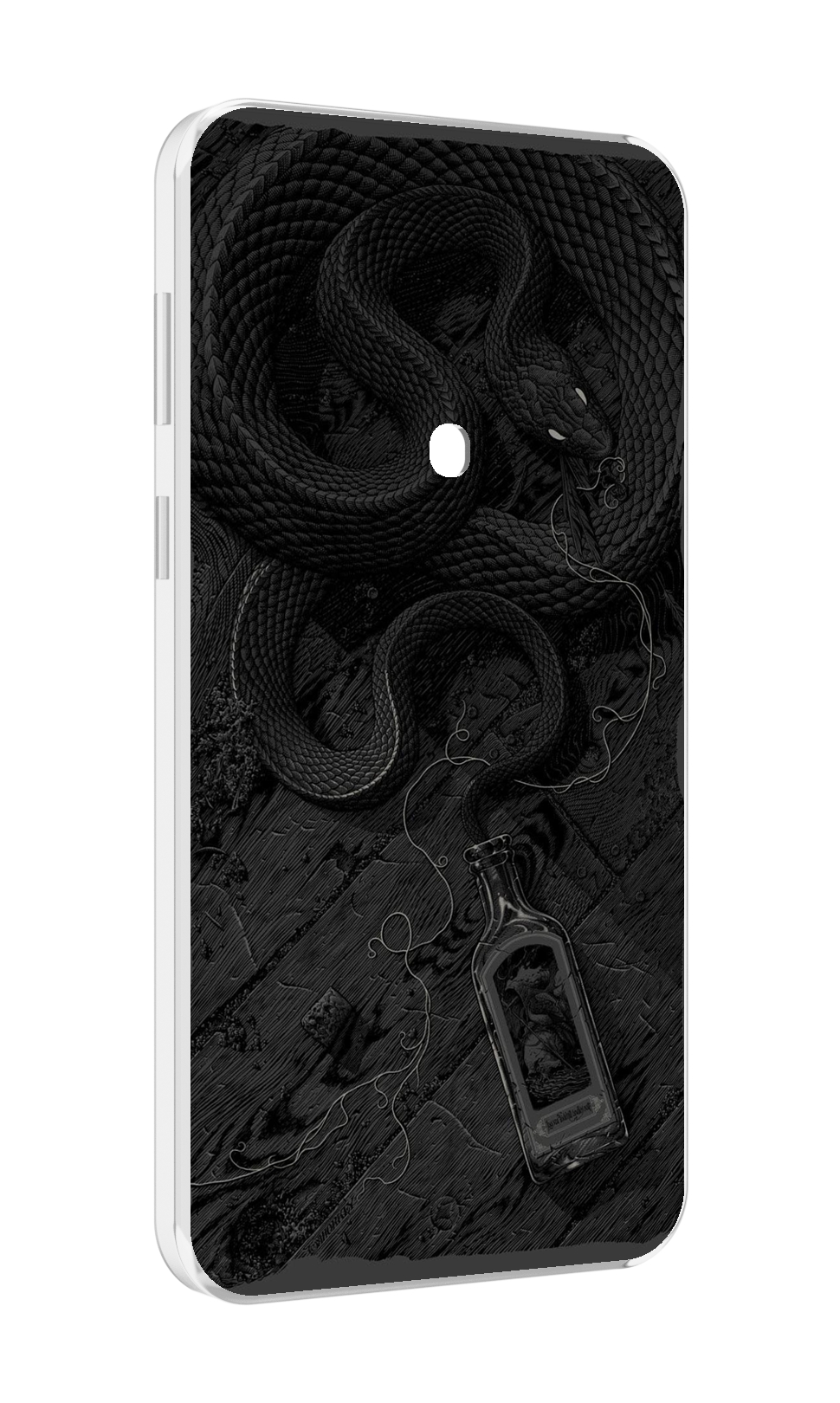

Чехол MyPads змея с бутылкой для Meizu 16 Plus / 16th Plus, Прозрачный, Tocco