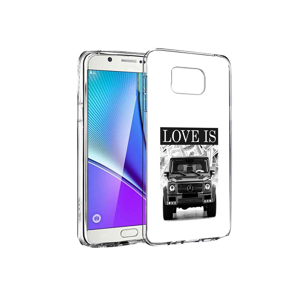 

Чехол MyPads Tocco для Samsung Galaxy Note 5 гелик, Прозрачный, Tocco